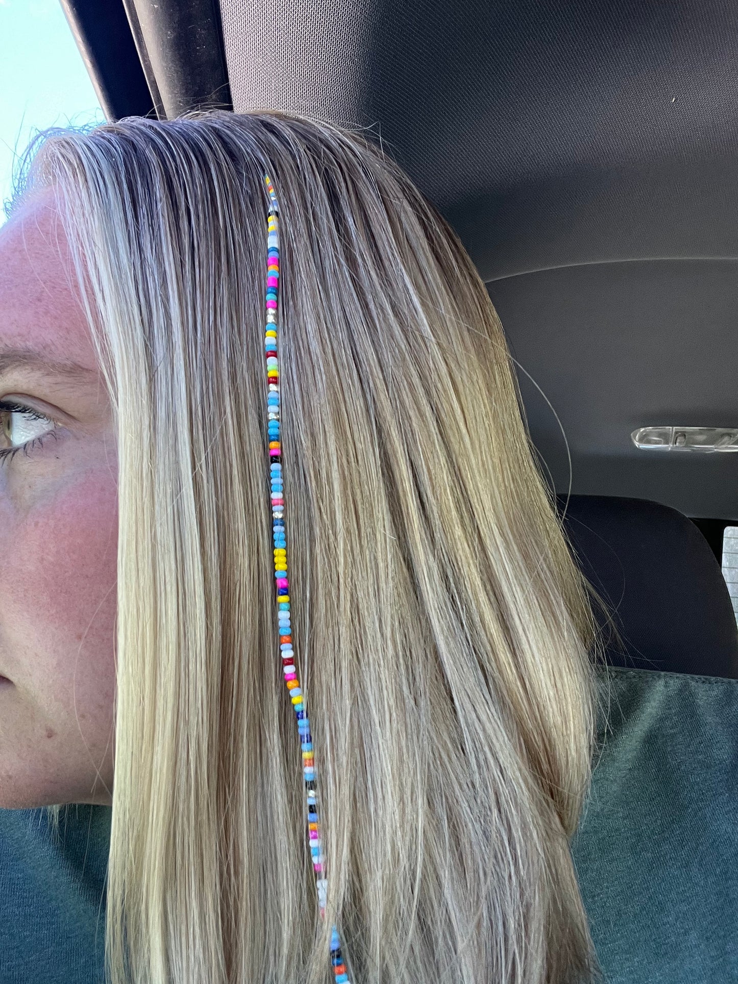 Beaded hair clip