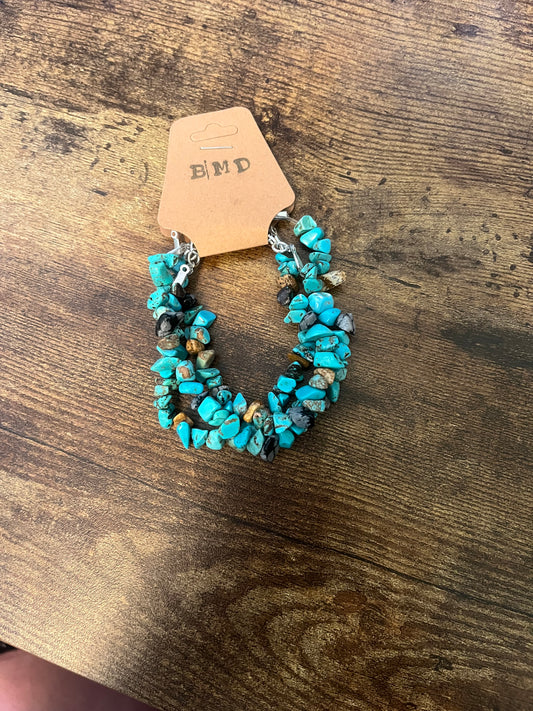 Turquoise crazy stackable bracelet