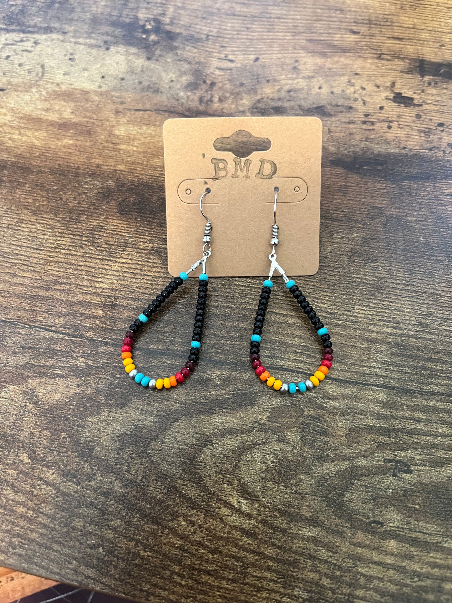 Outlaw tear drop earrings