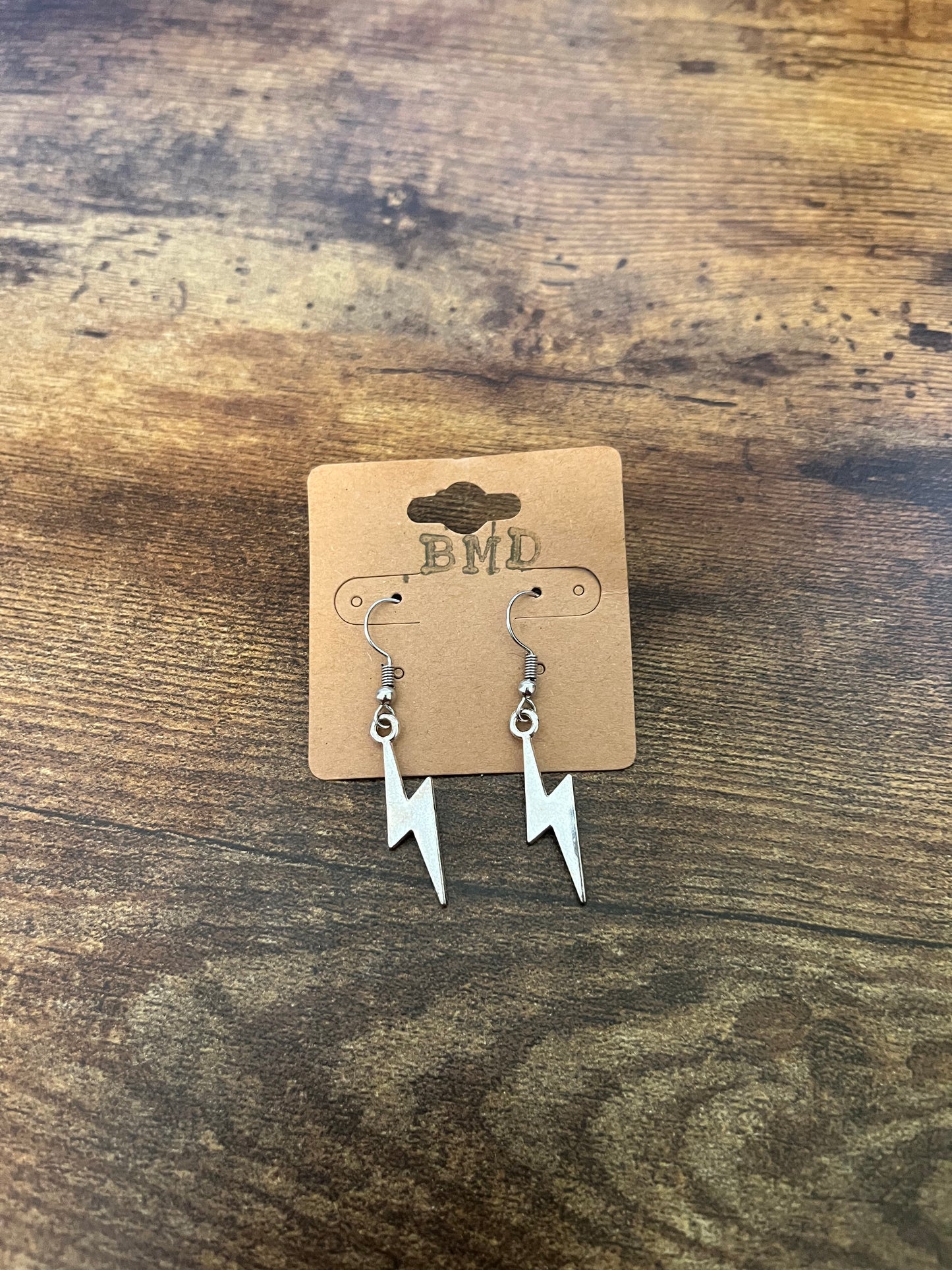 Lightning bolt earrings