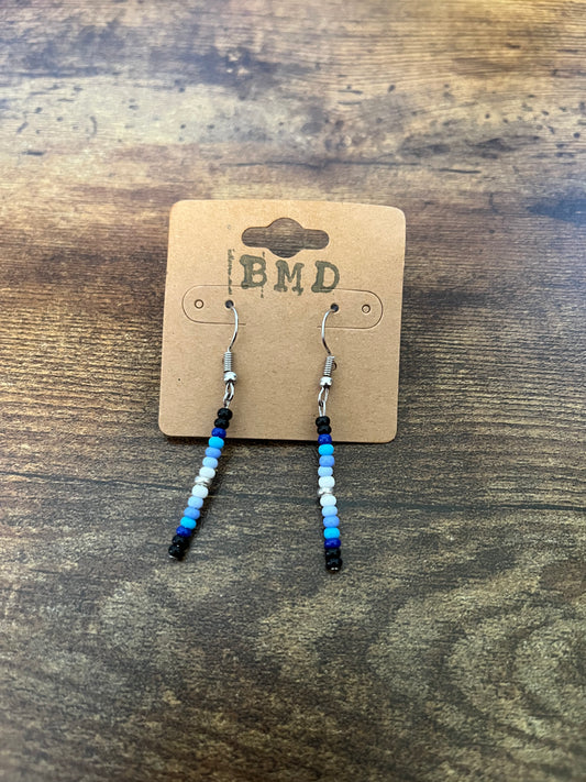 Ocean bar earrings