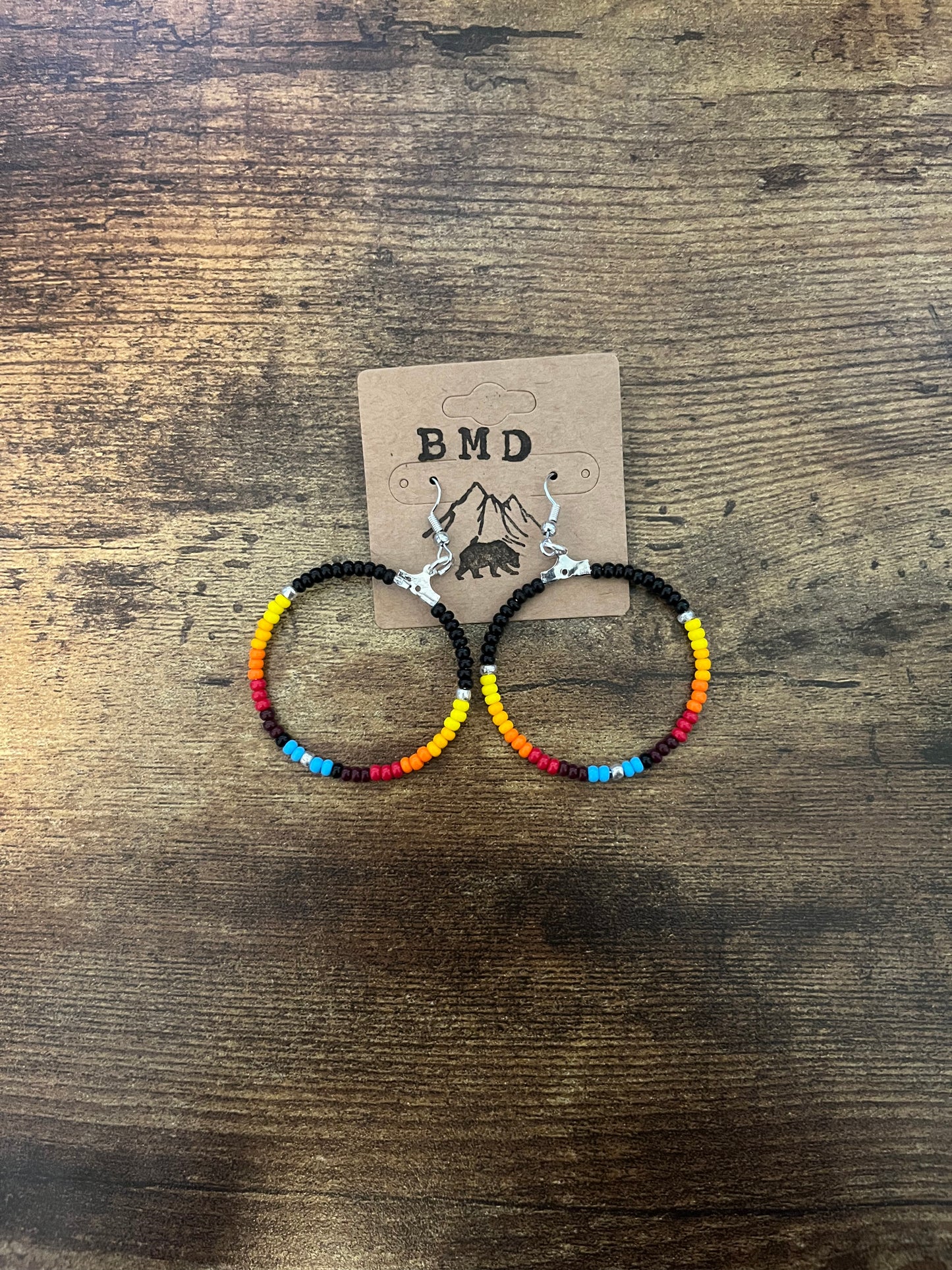 Bonfire hoop earrings