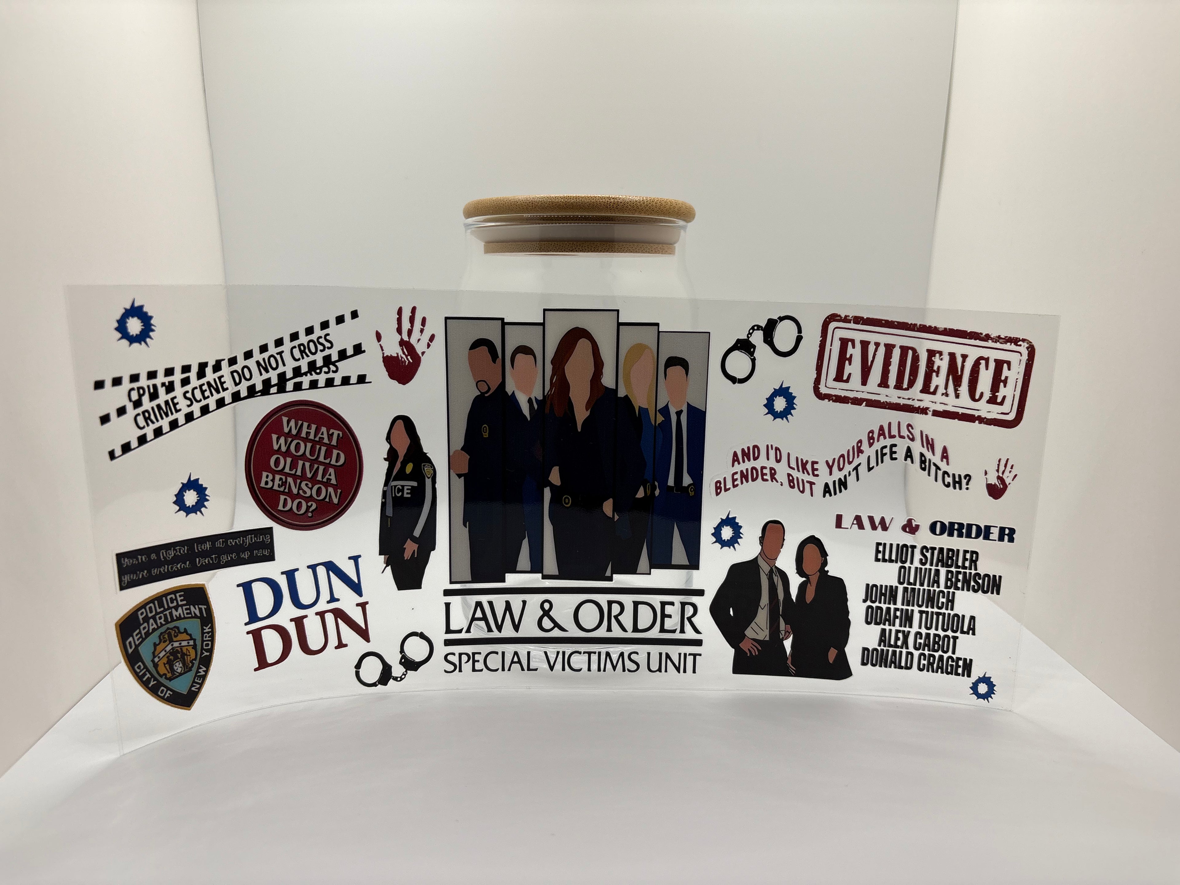 16 oz law and order cup