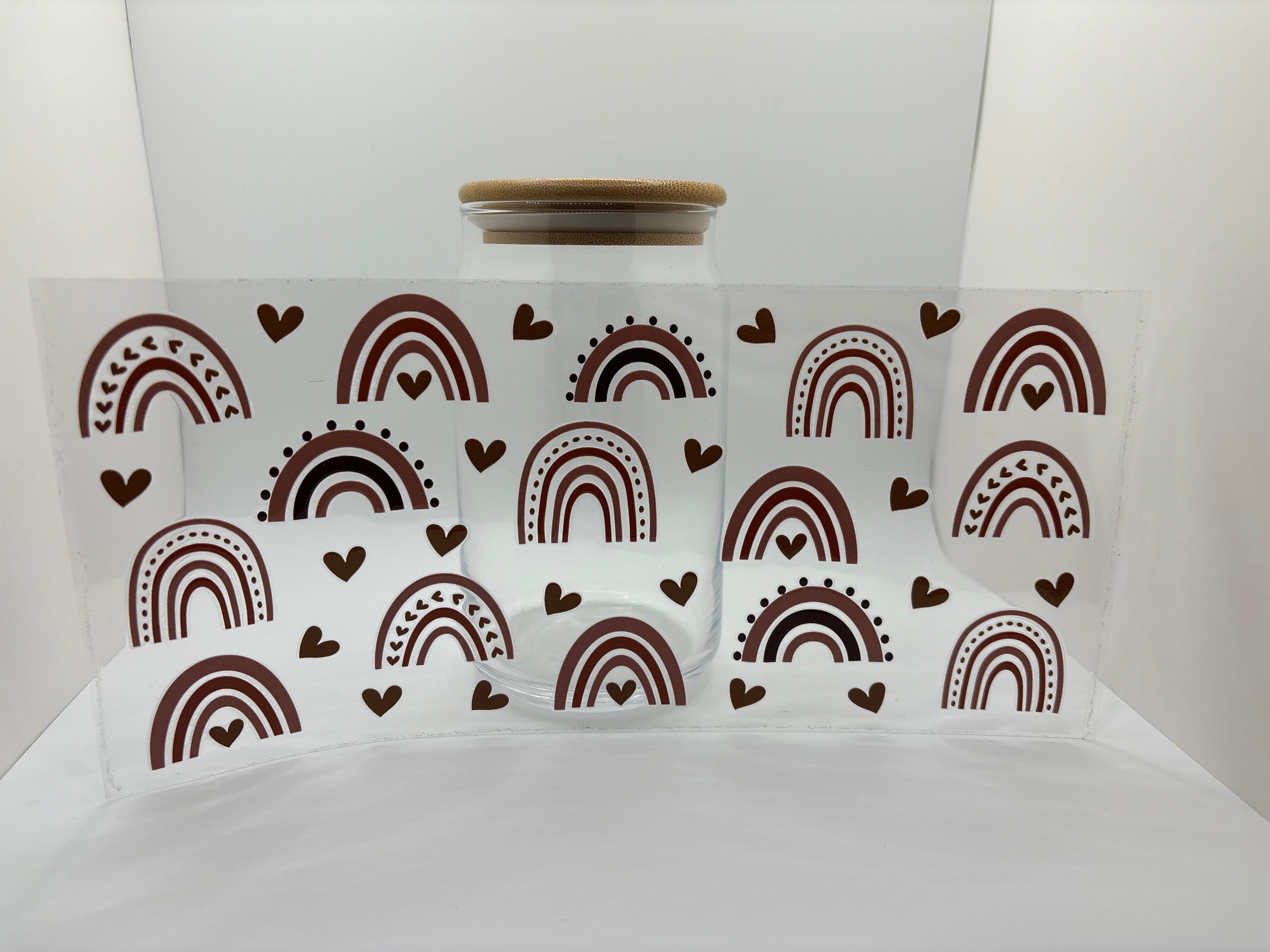 16 oz boho rainbow cup