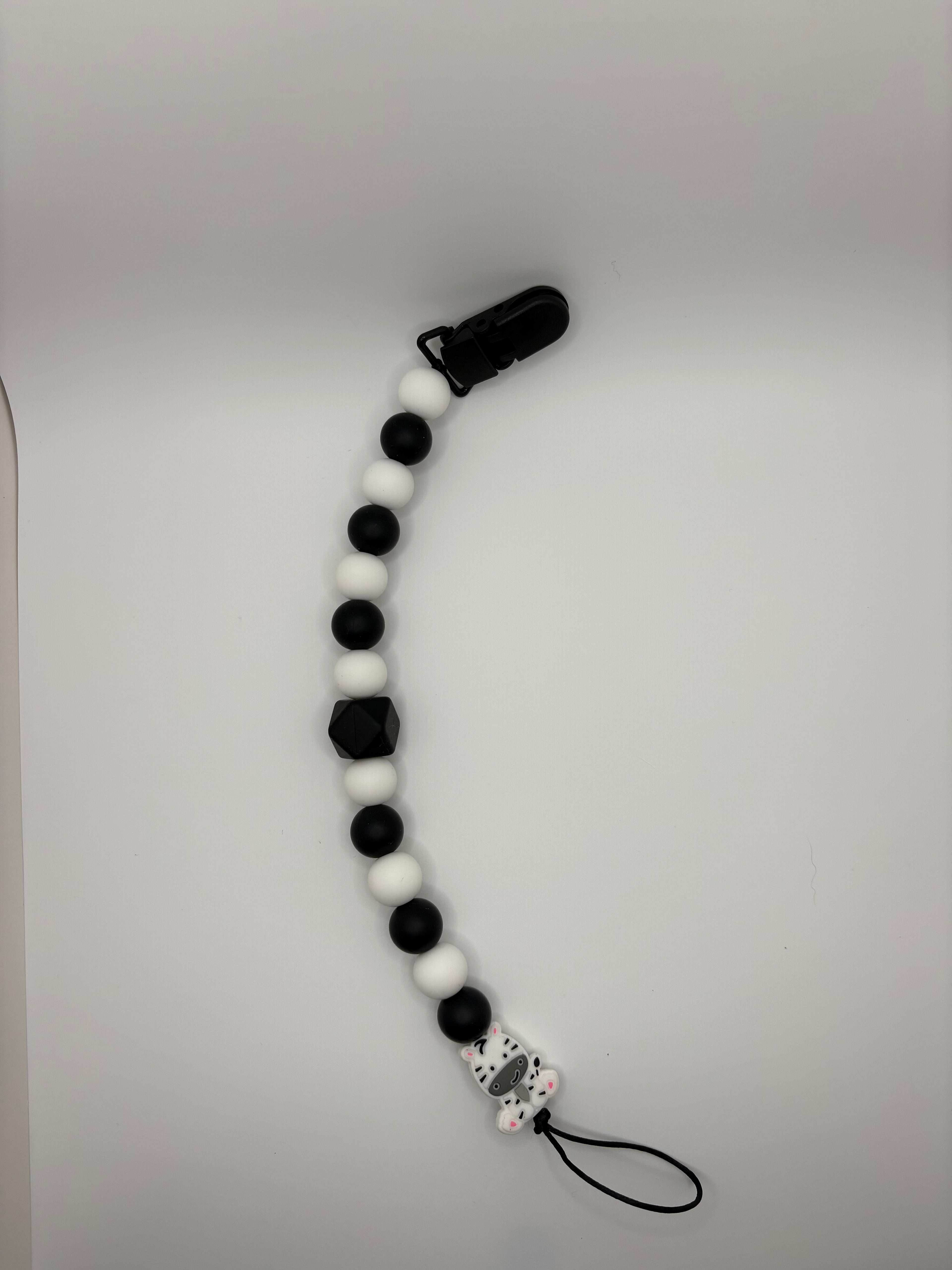 zebra binky clip