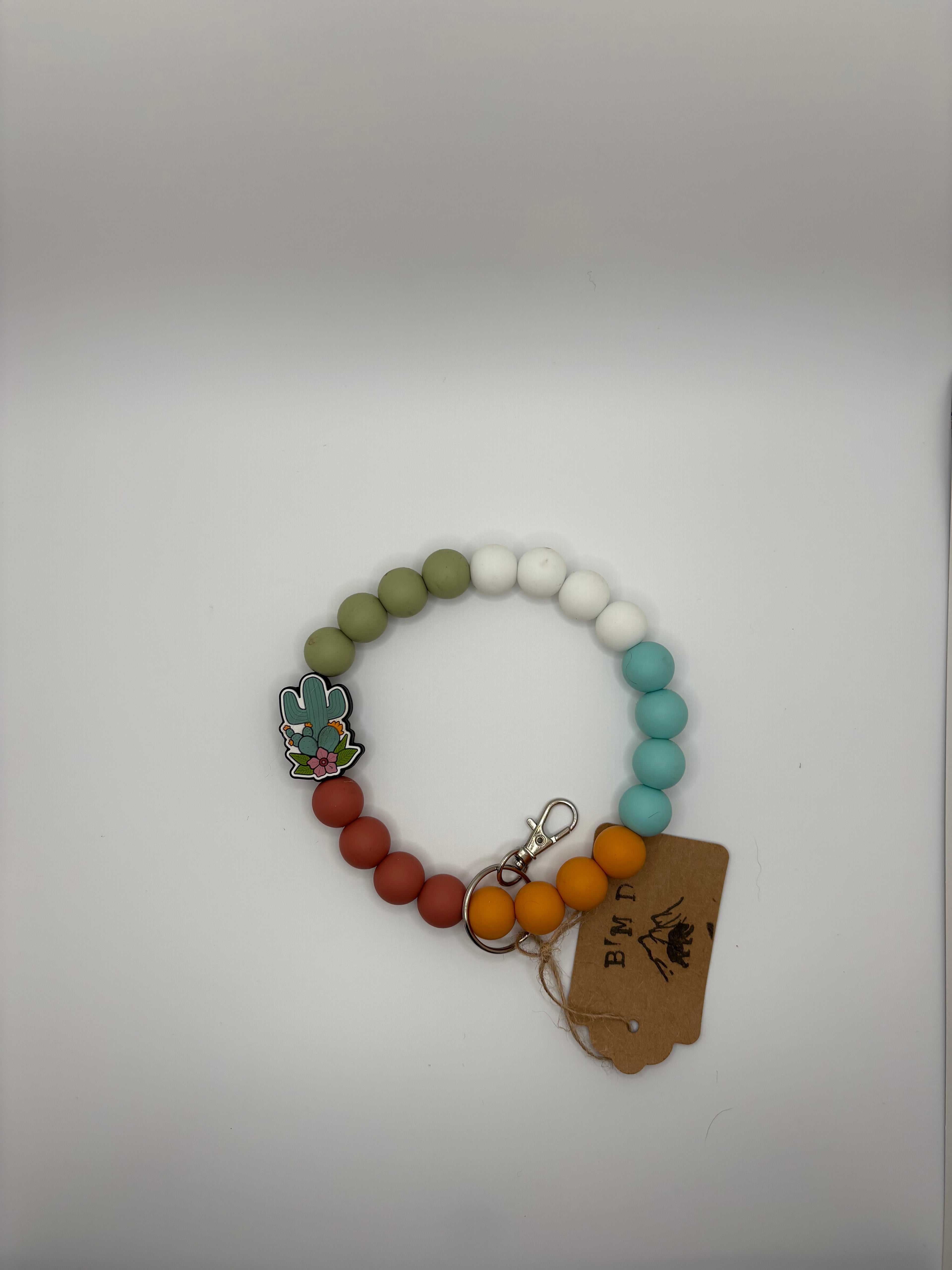 cactus flower wristlet