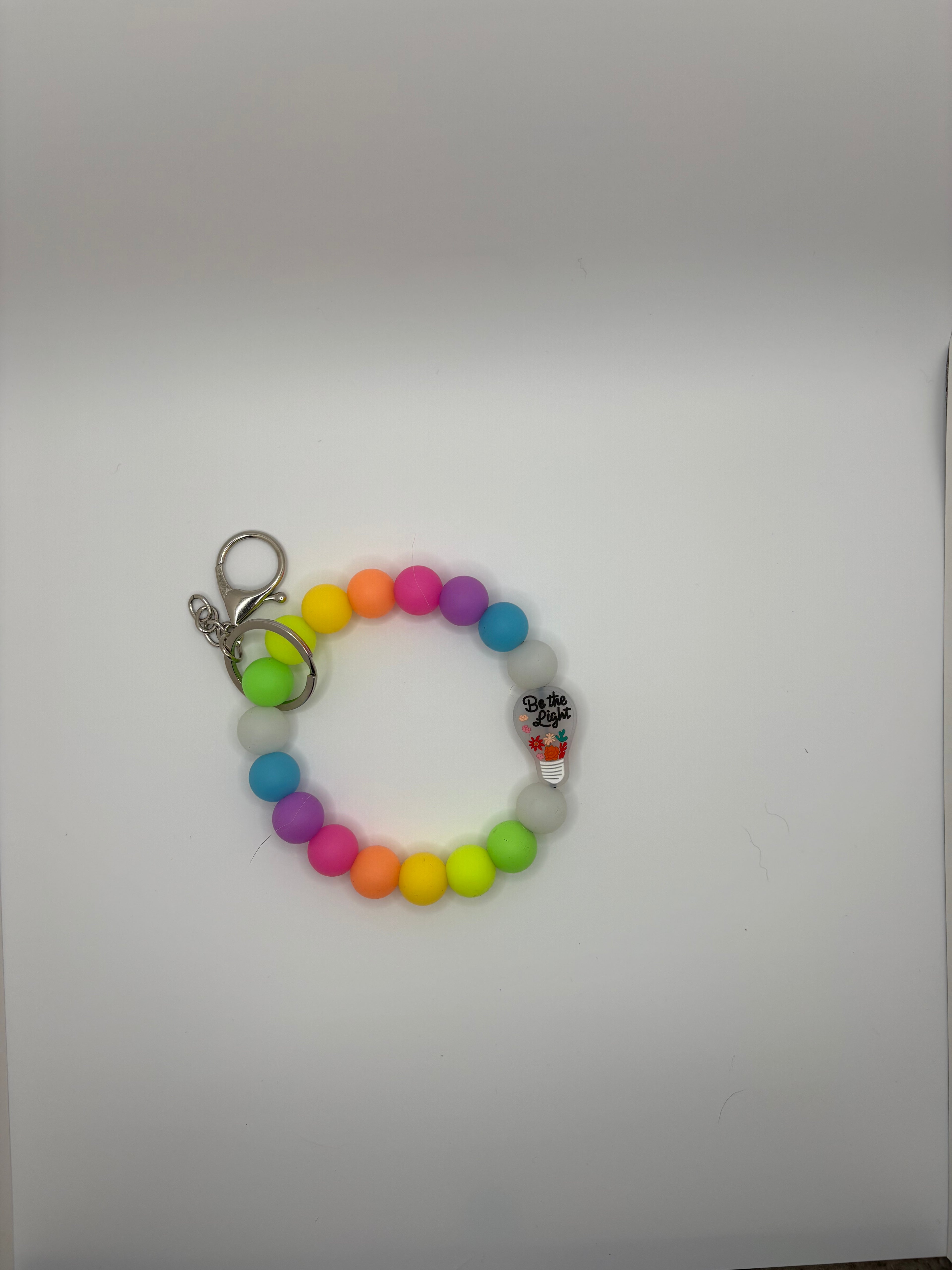 glow in the dark be the light wristlet