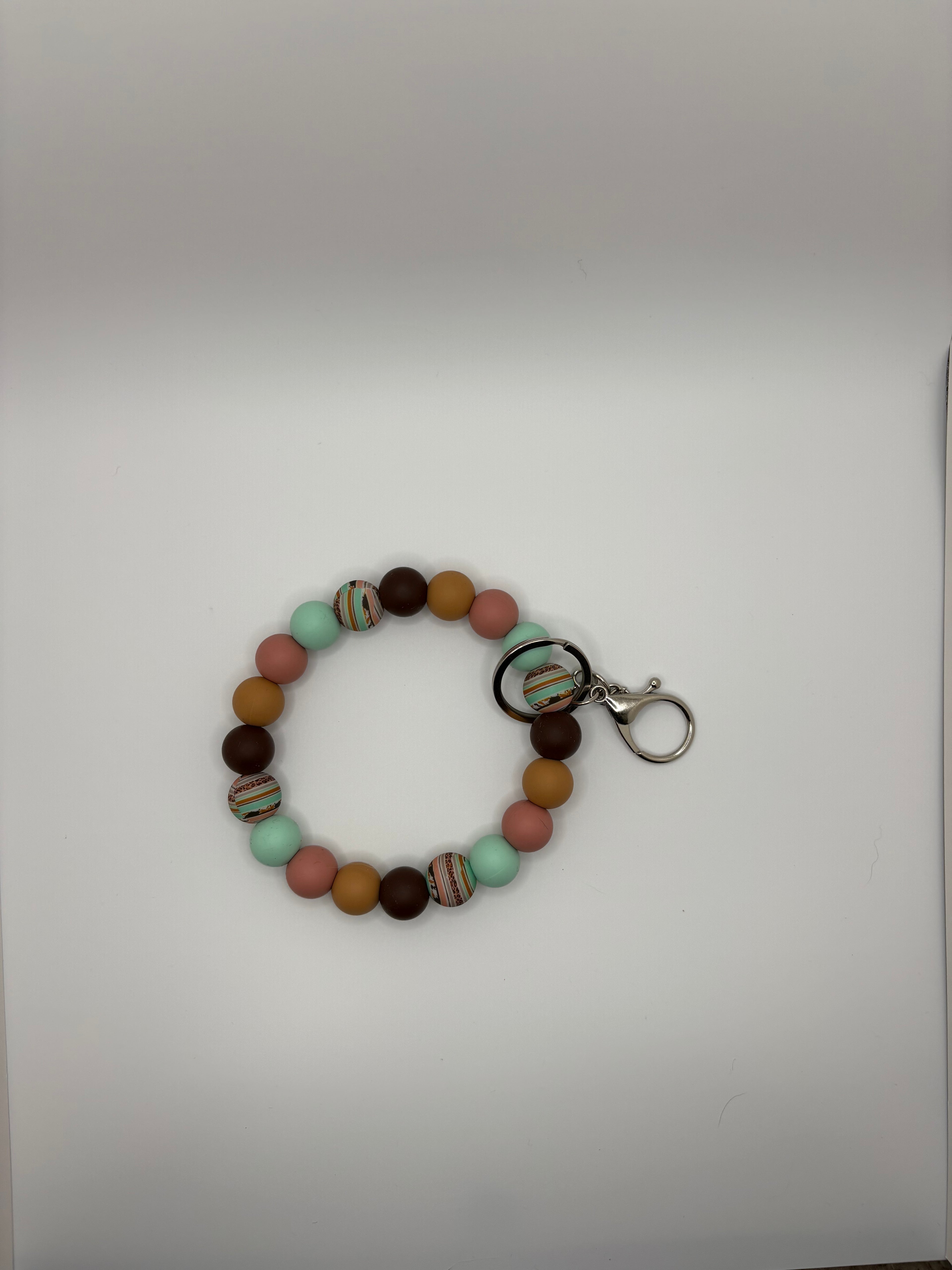 cheeta serape wristlet