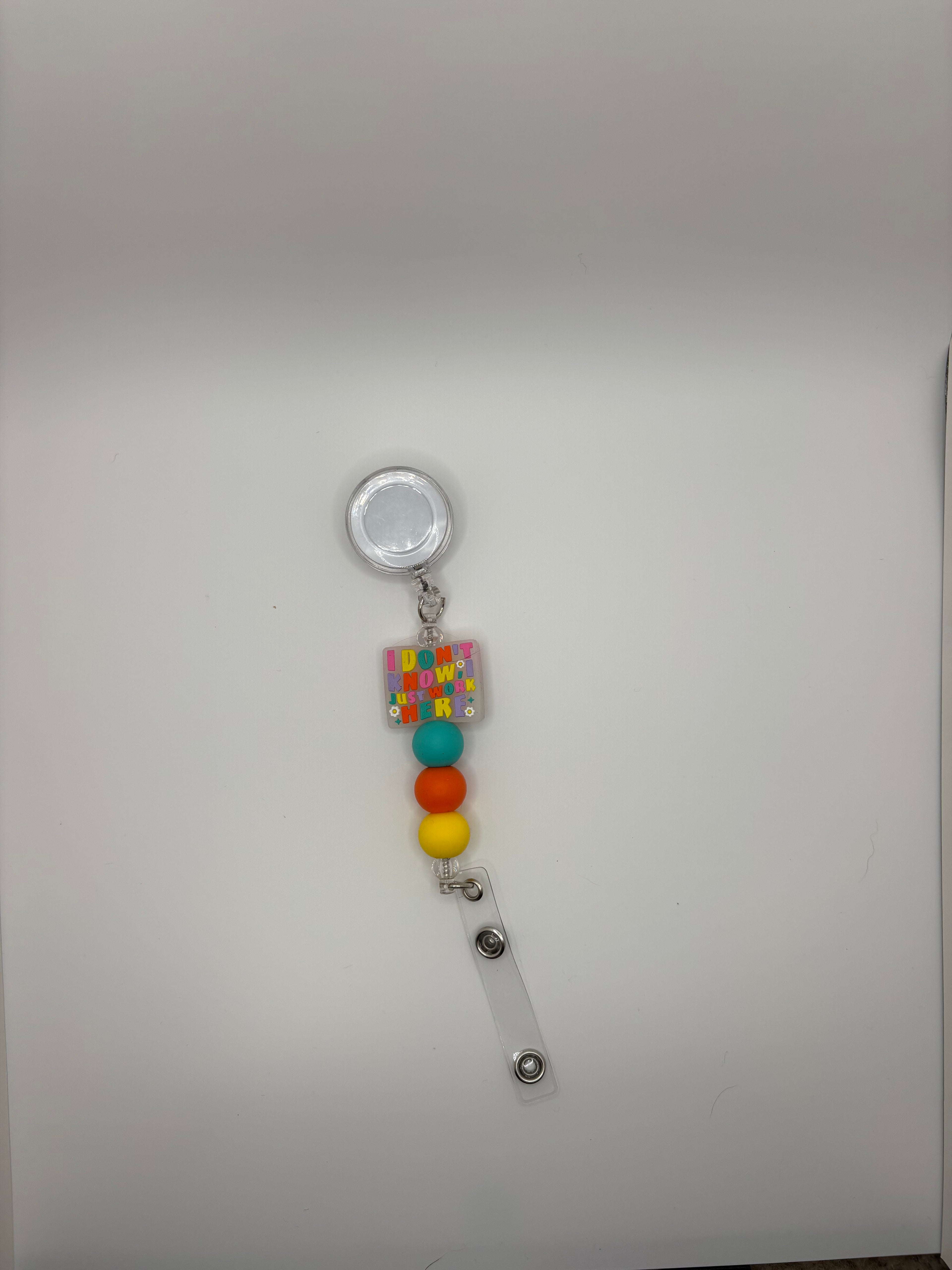 idk I just work here badge reel