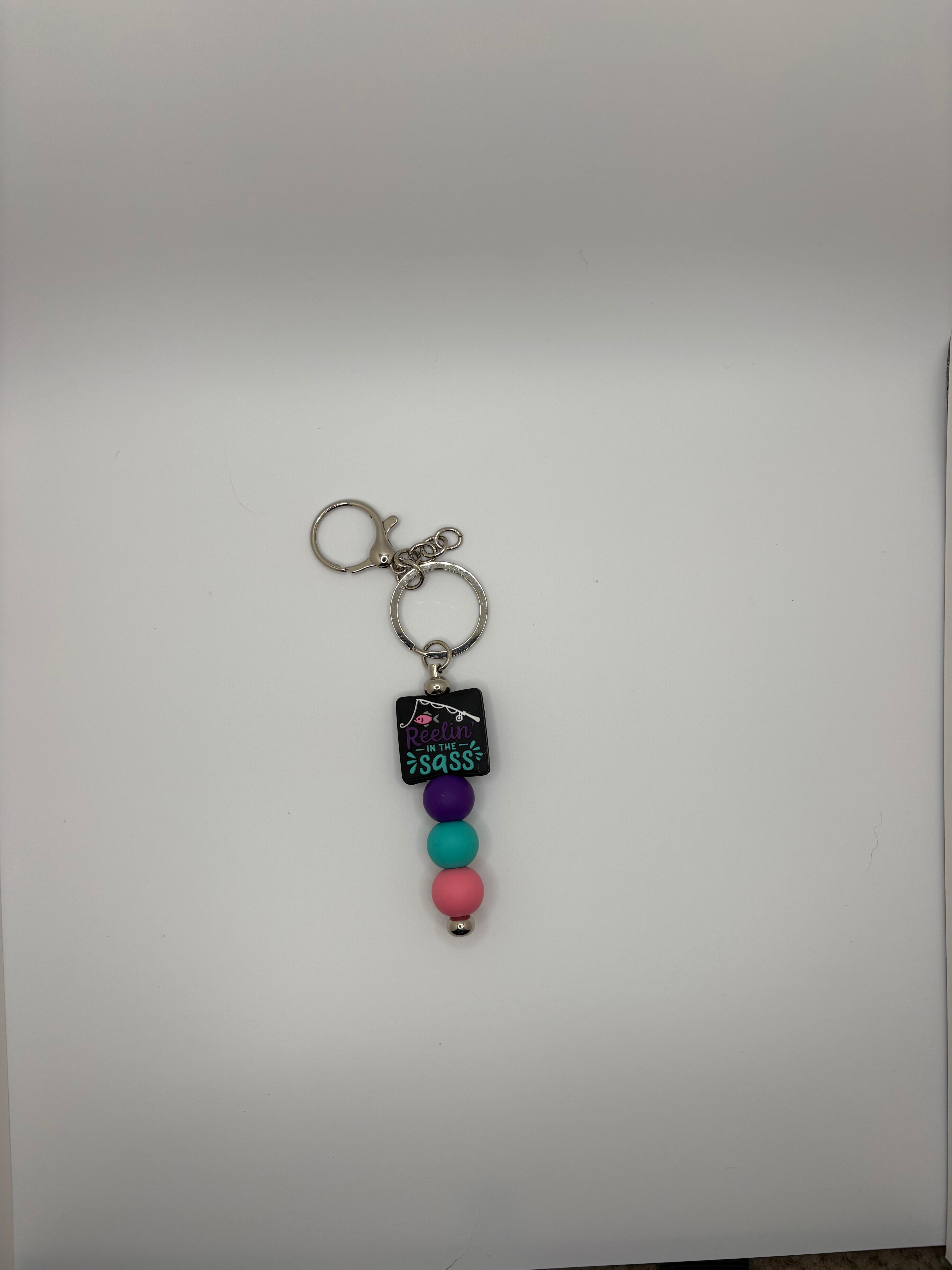 reelin in the sass keychain