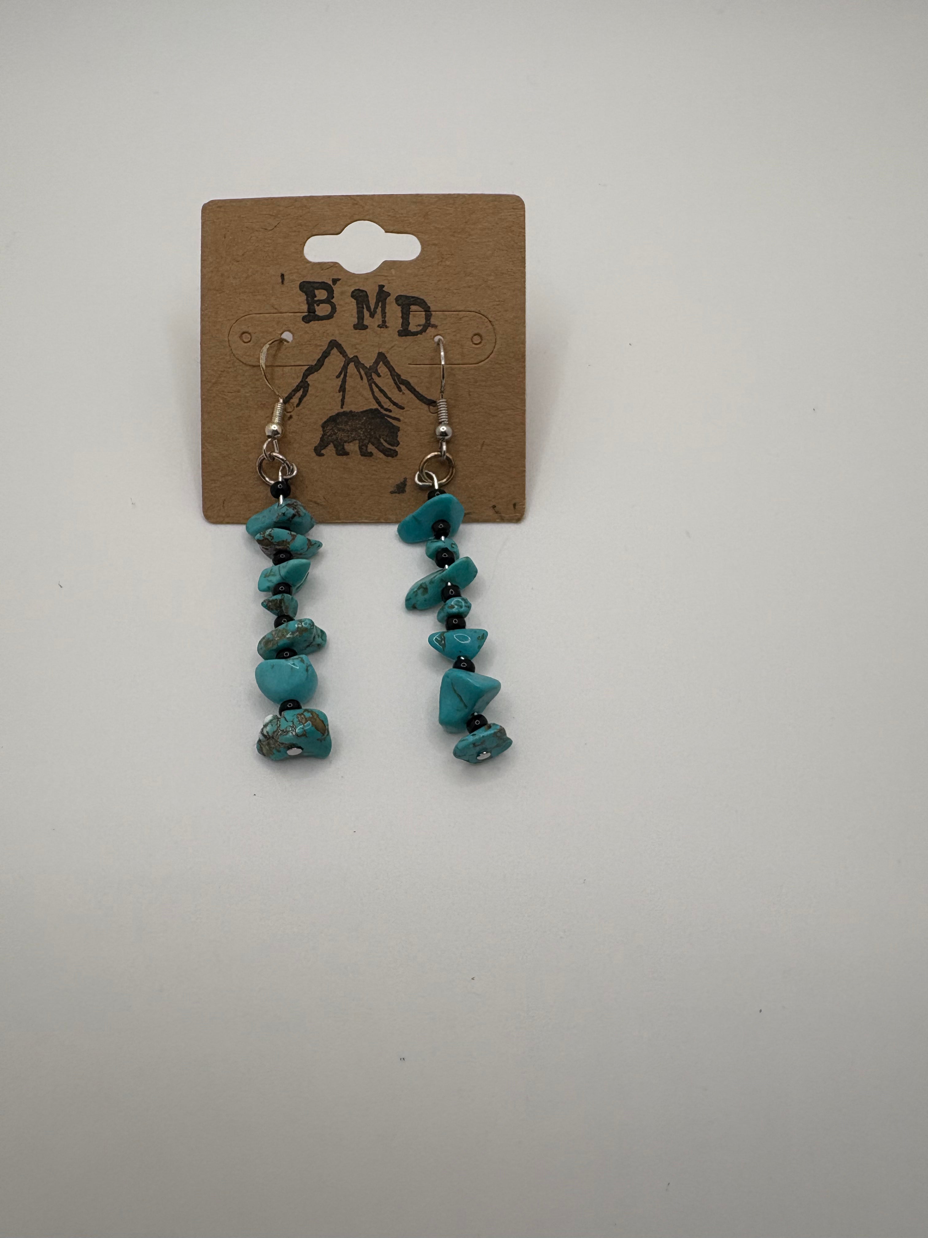 turquoise cowgirl earrings