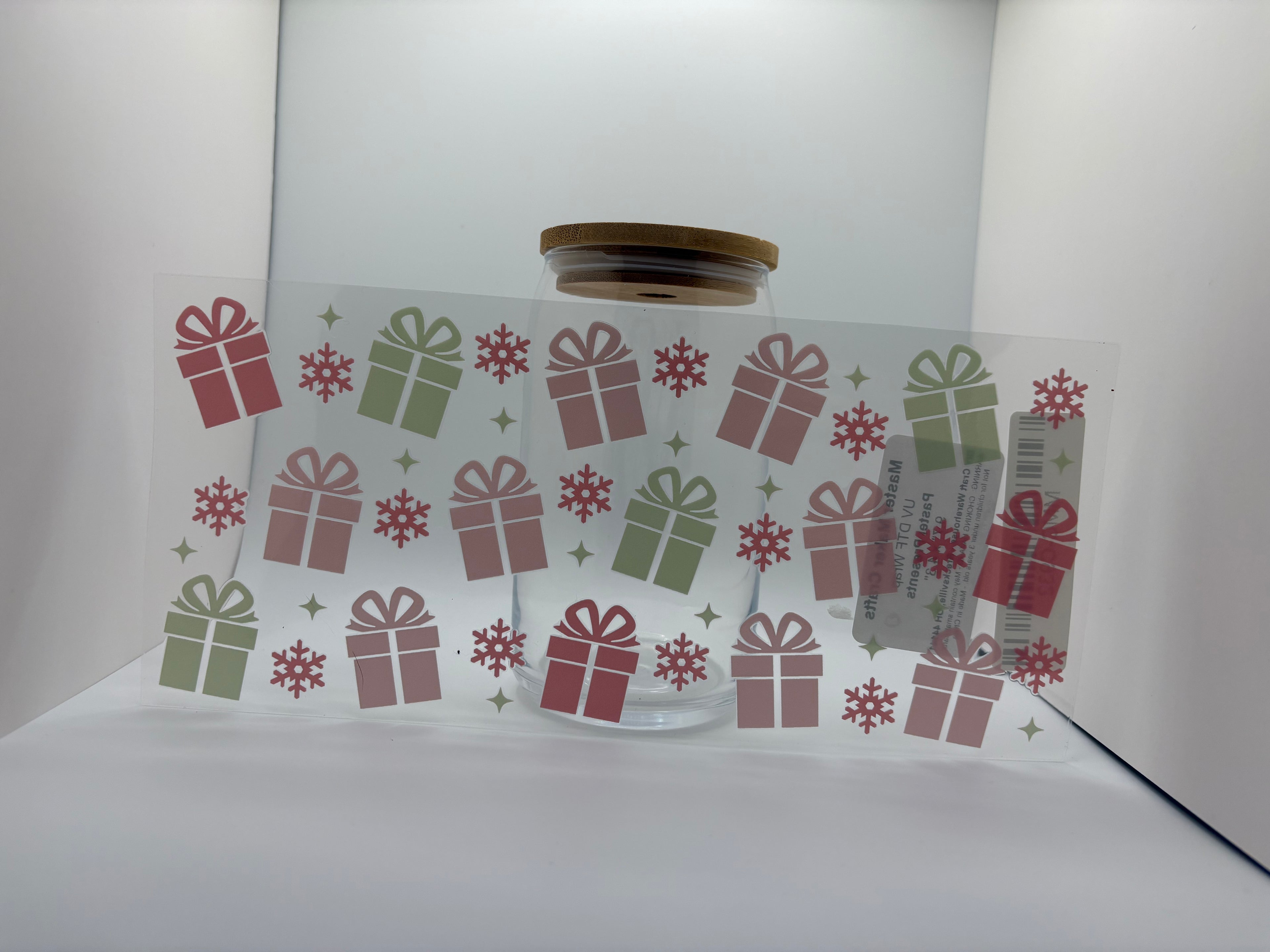 16 oz pastel present cup