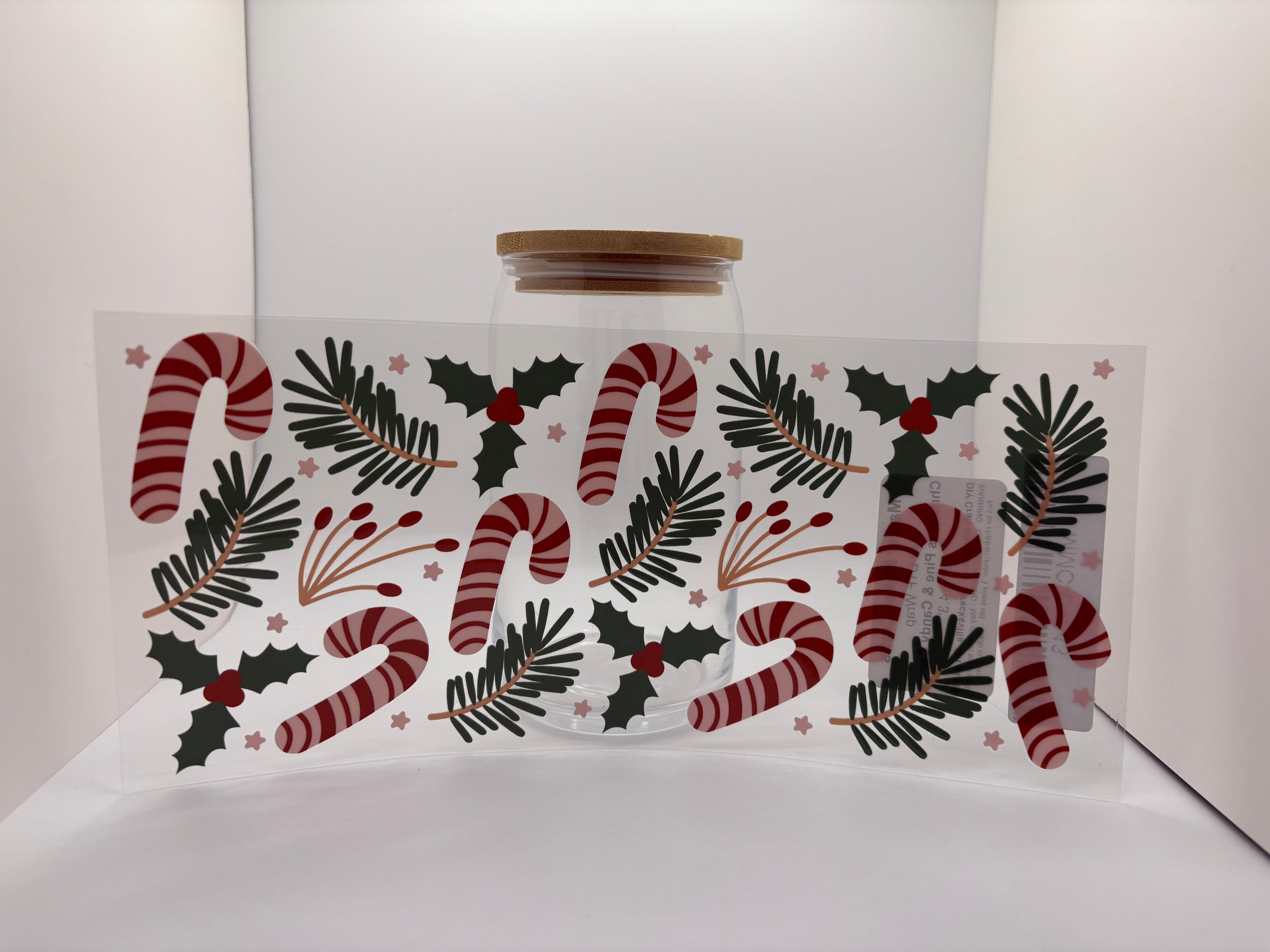 16 oz candy cane cup