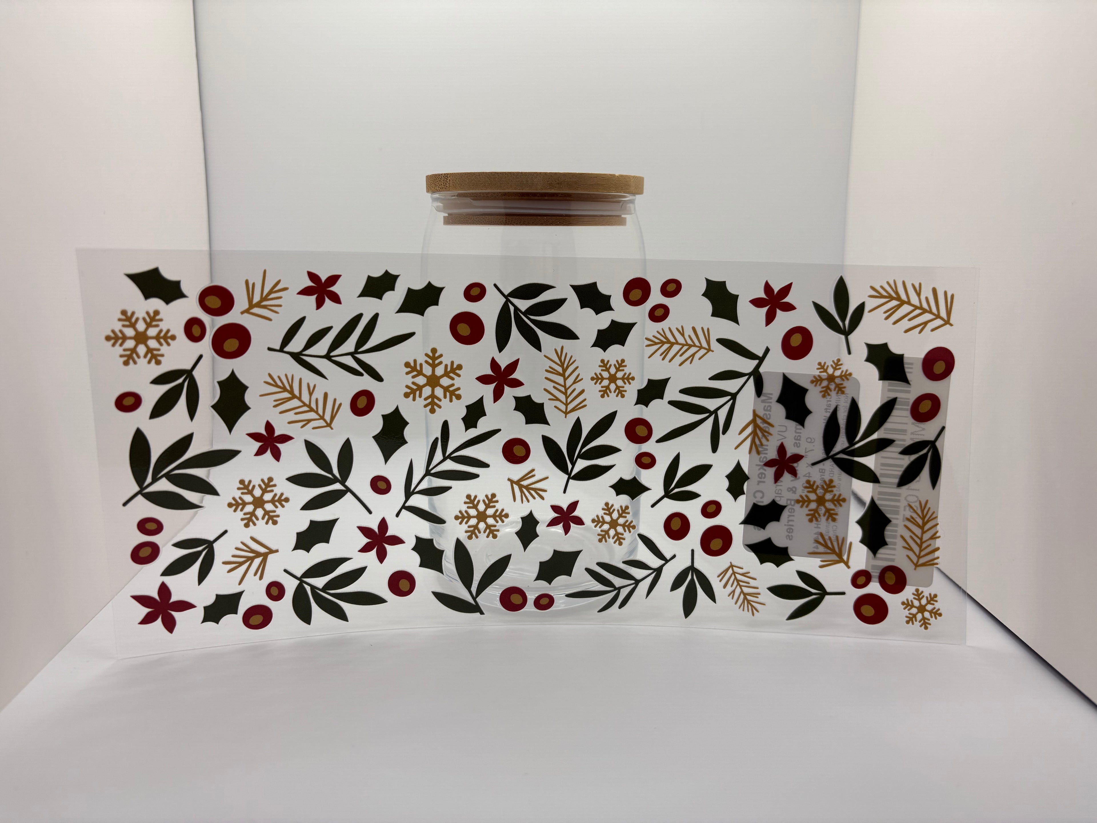 16 oz Christmas berry cup