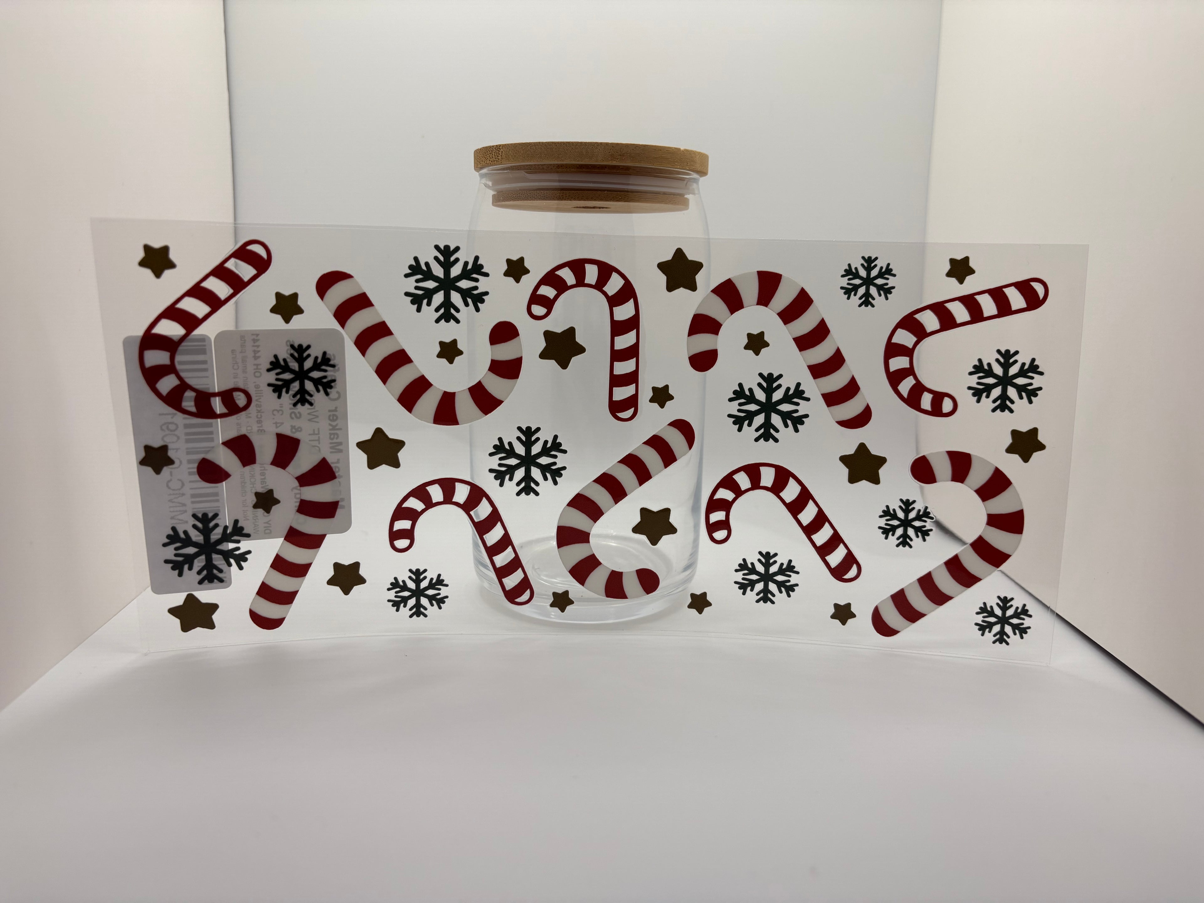 16 oz candy cane cup