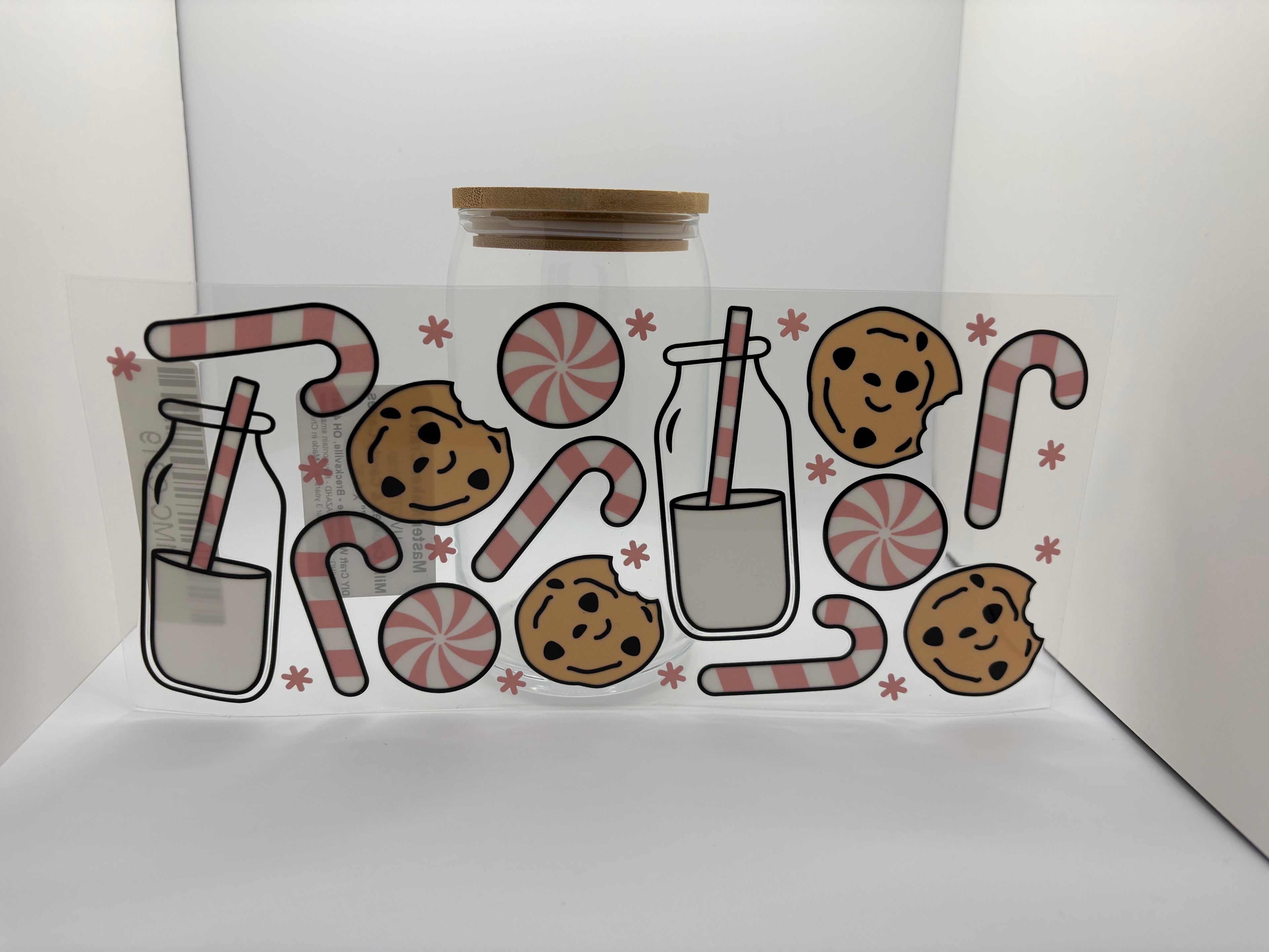 16 oz milk and cookies cup