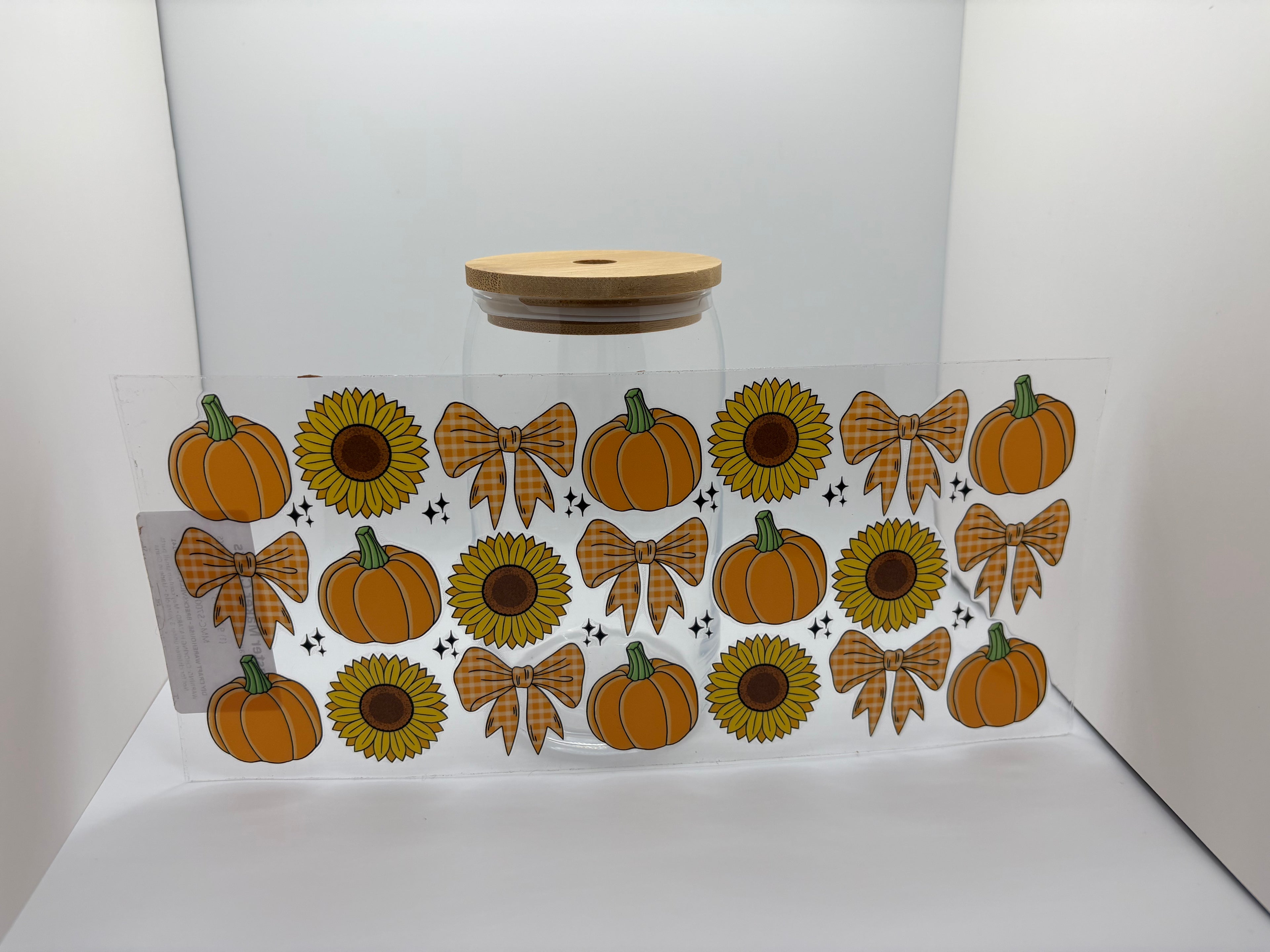 16 oz sunflower and pumpkin cup