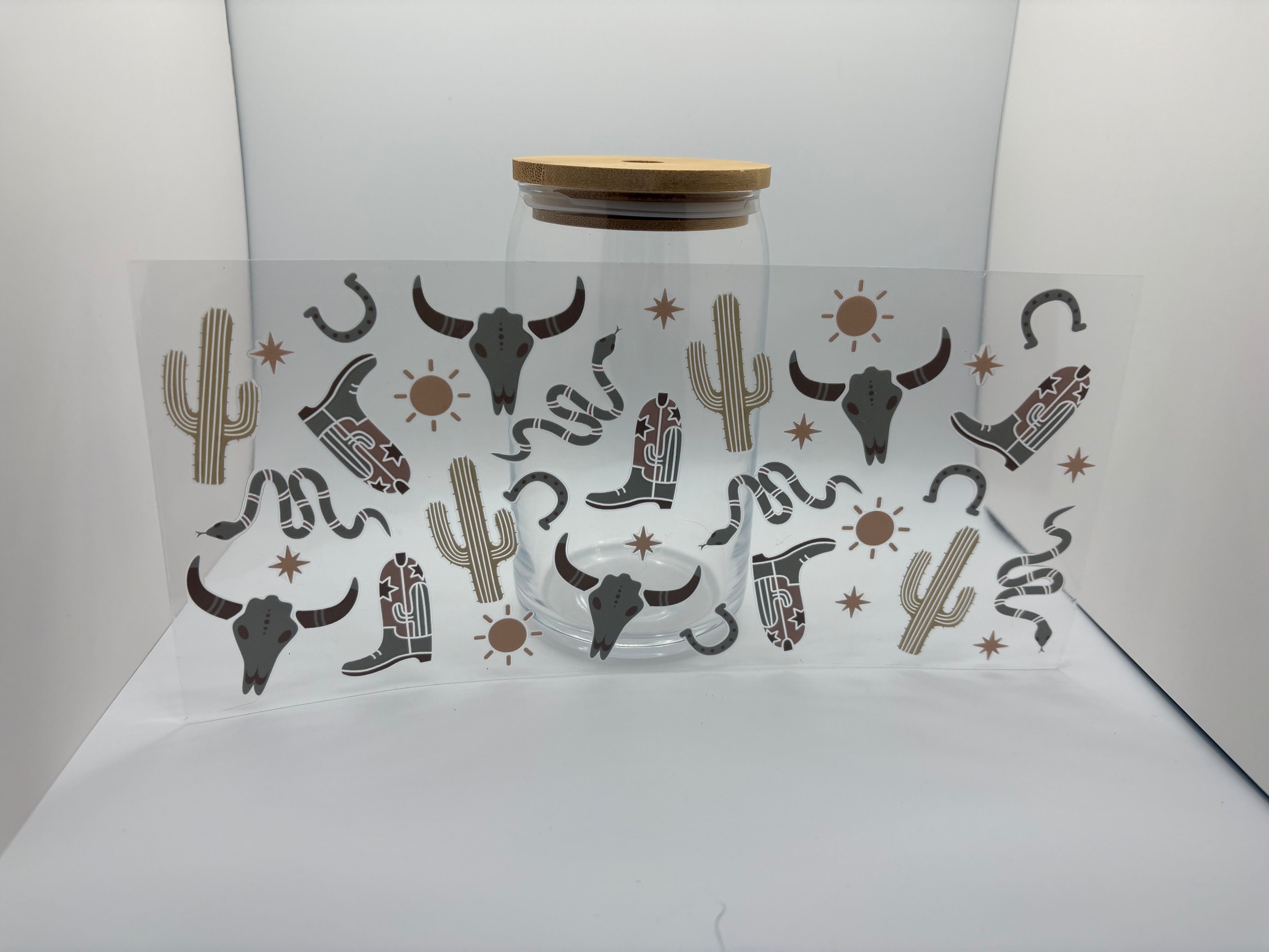 16 oz lets get western cup