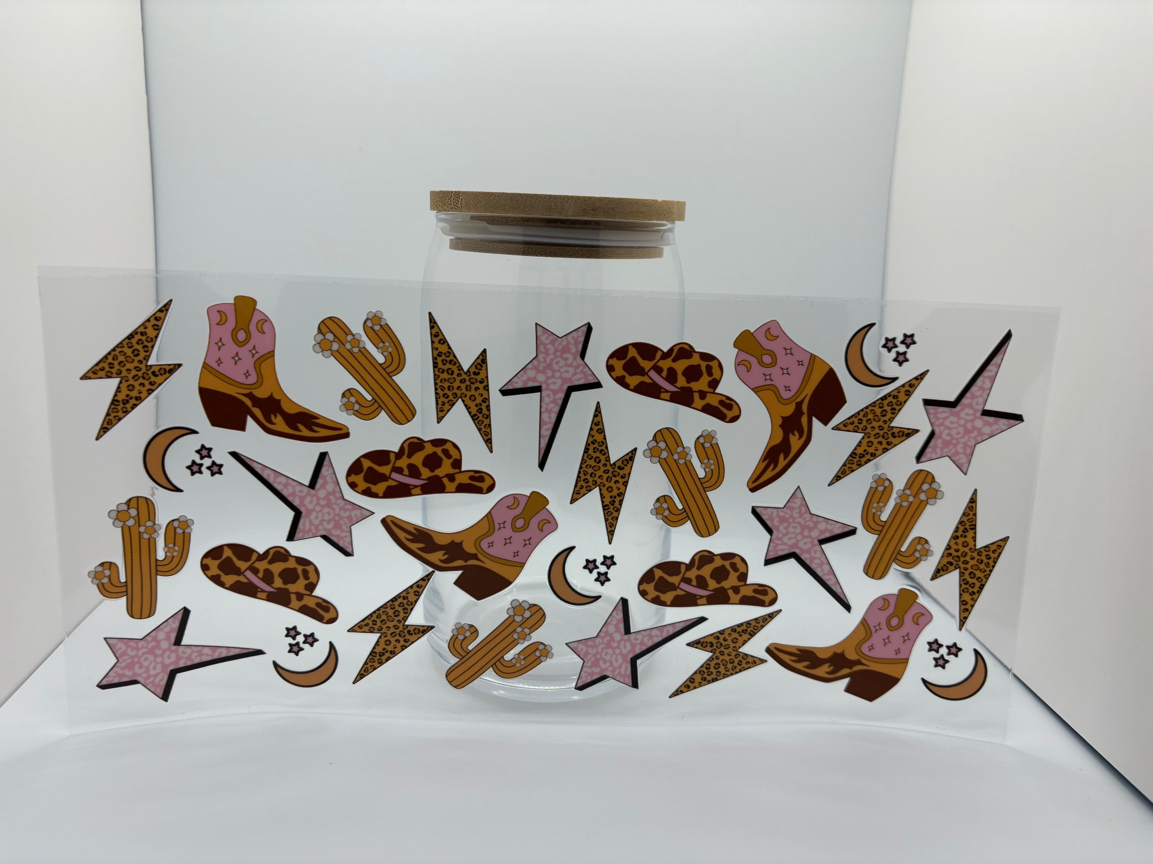 16 oz disco cowgirl cup