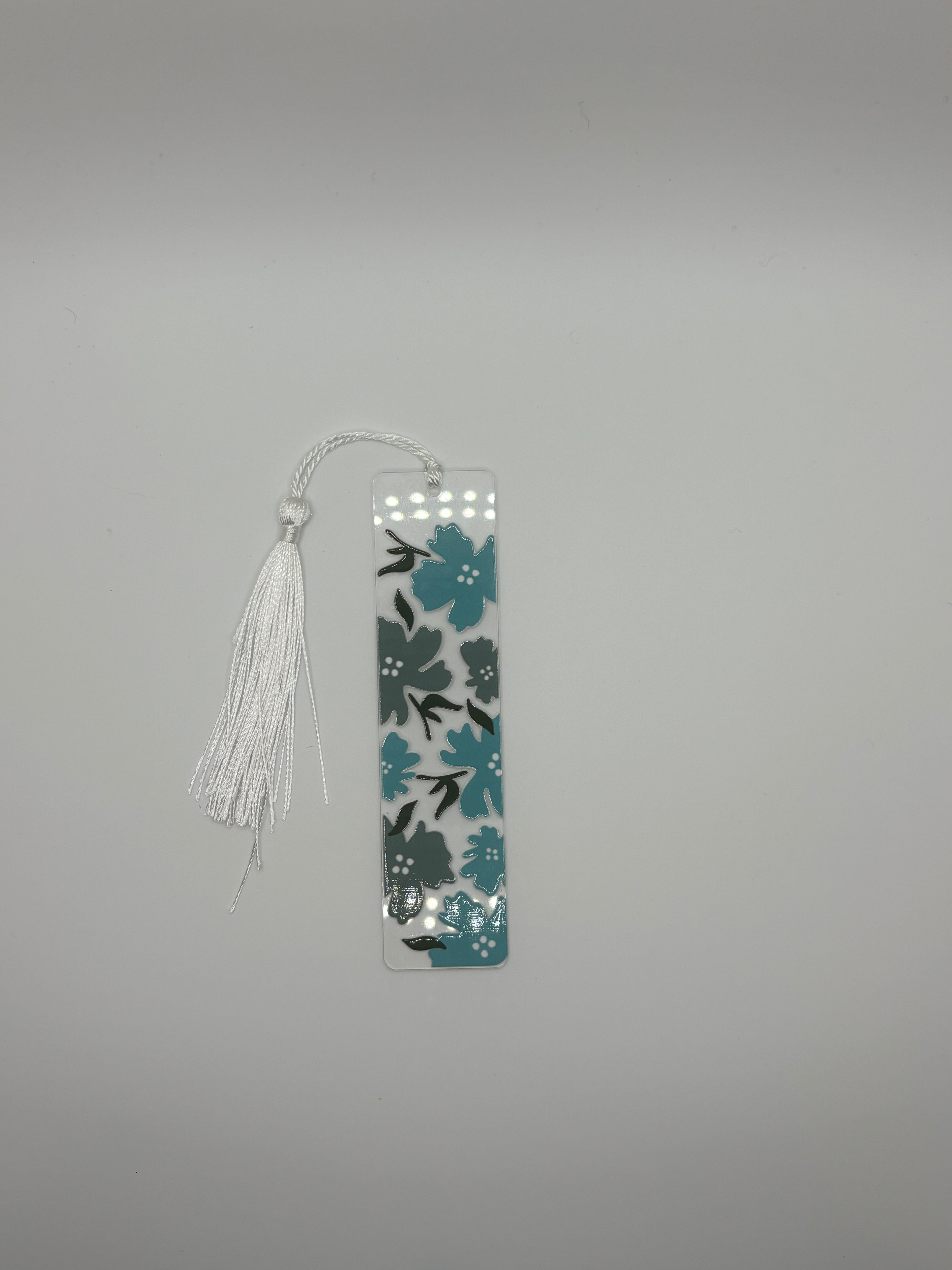 blue flower bookmark