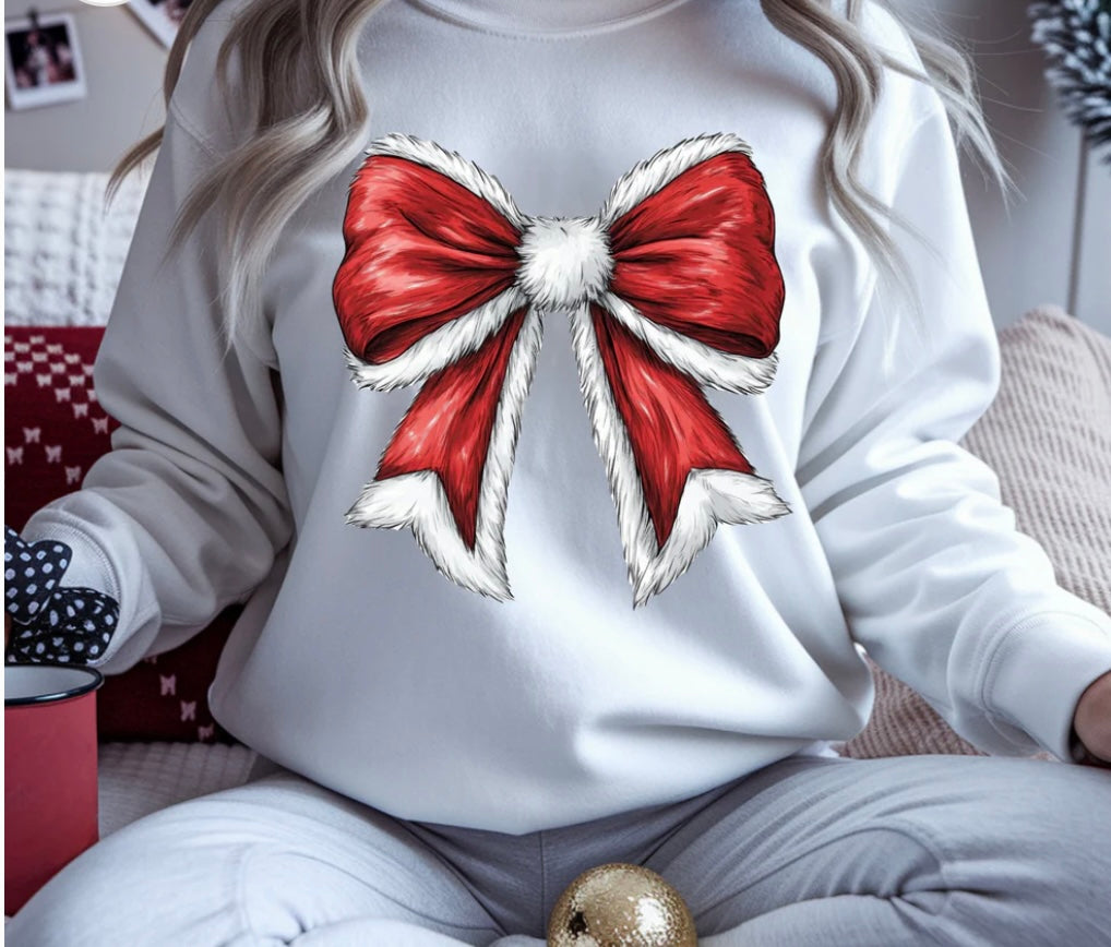 PRESALE santa bow shirt